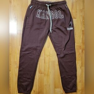 NWT Kangol Men's Brown Paisley Joggers XL